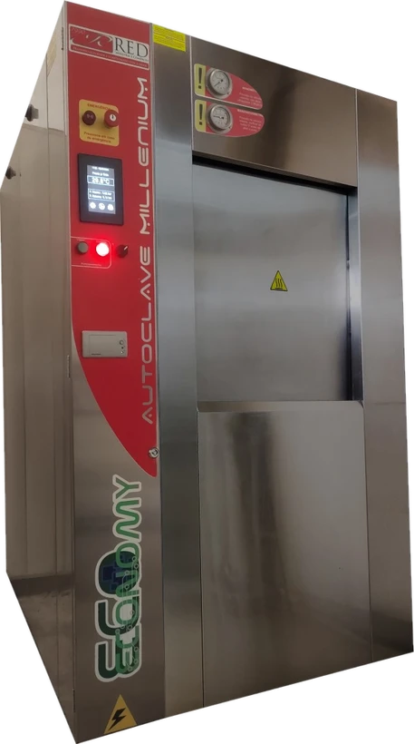 Autoclave porta de guilhotina 600 litros